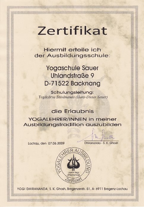 Zertifikat